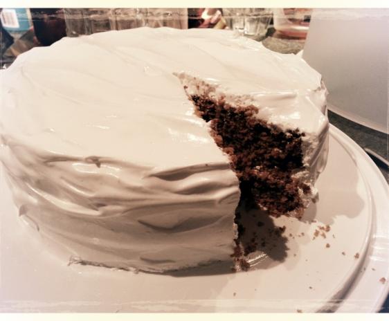 My first try at Molasses Layer Cake.